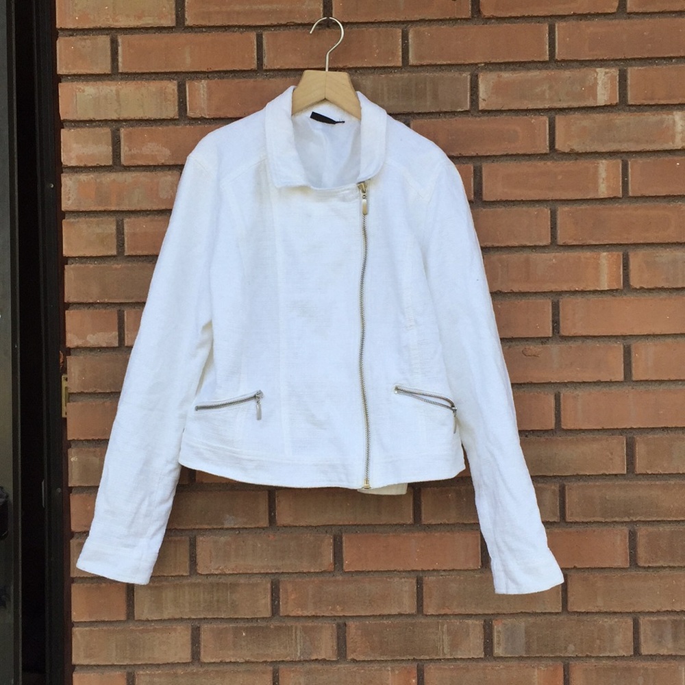 White Motorcycle Jacket